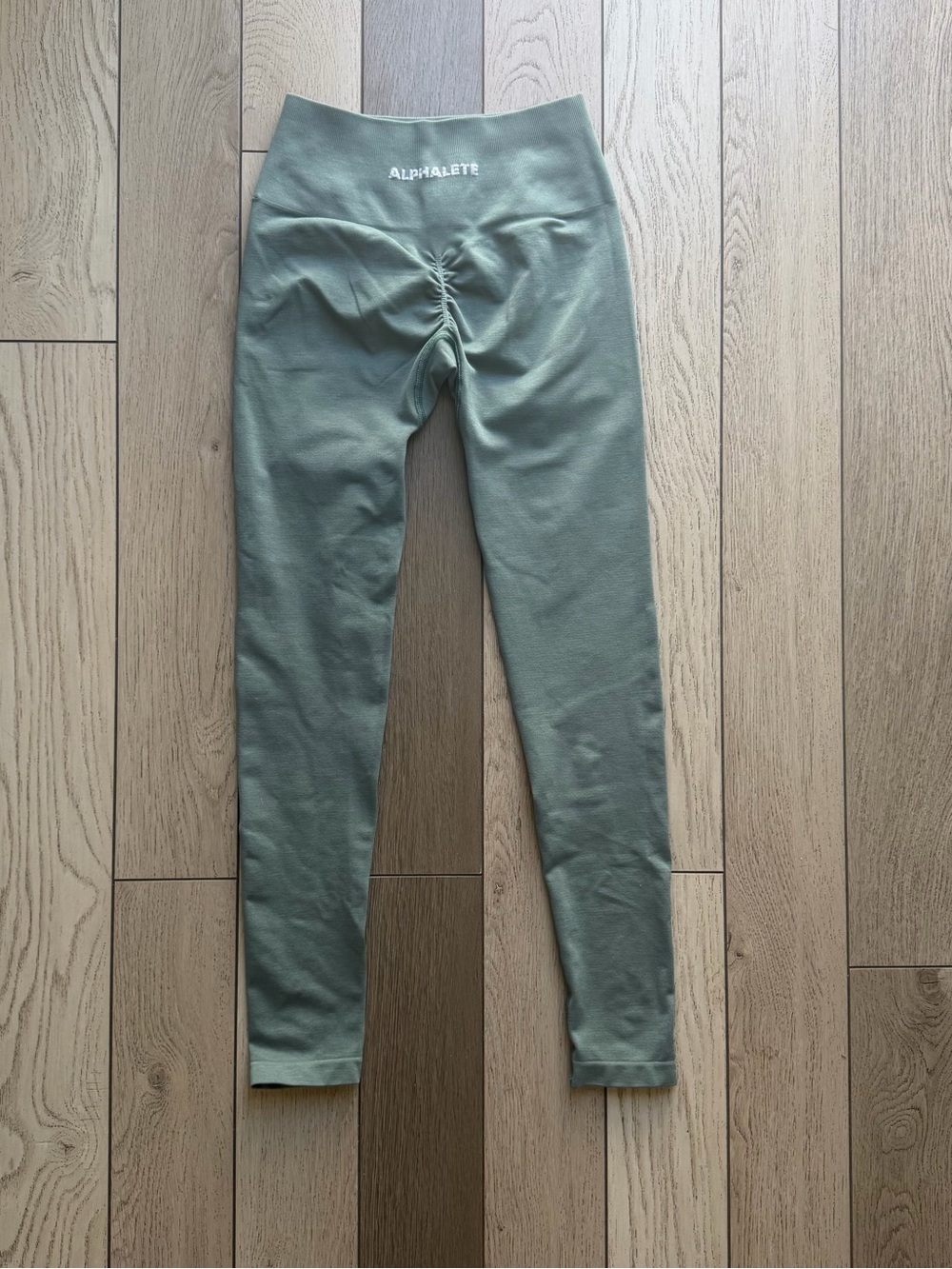 Alphalete High-Waist Seamless Leggings - Sage Green size S